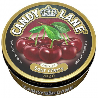 Леденцы "Candy Lane" Кислая вишня 200 г