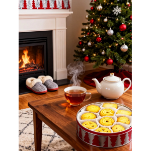 Печенье сдобное "Щелкунчик" в жестяной банке, 340гр., Danesita, Португалия