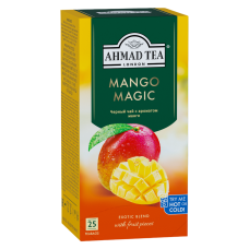 Чай черный Магия Манго в пакетиках с ярлычками, 25х1.5гр., Ahmad Tea
