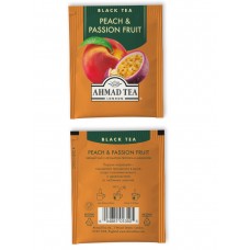 Чай черный Персик-Маракуйя в пакетиках, 25х1.5гр., Ahmad Tea