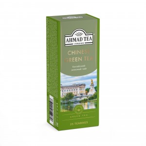 Чай зеленый "Китайский", пакетики с ярлычками, 25х1,8гр., Ahmad Tea