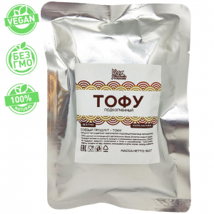 Тофу подкопченный, соевый продукт, комплект 2 шт. по 150 грамм, Vegproduct