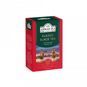Чай черный "Классический", листовой, картонная коробка, 100гр., Ahmad Tea