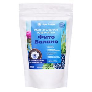 Растительная клетчатка ФИТО&БАЛАНС, 200 г, КумАлтая Растительная клетчатка ФИТО&БАЛАНС, 200 г, КумАлтая