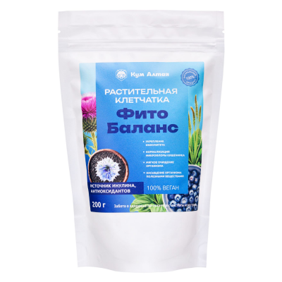 Растительная клетчатка ФИТО&БАЛАНС, 200 г, КумАлтая