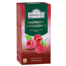 Чай черный Малиновое лакомство в пакетиках с ярлычками, 25х1.5гр., Ahmad Tea