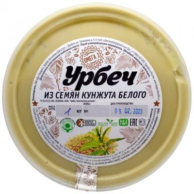 Урбеч Амбо из семян белого кунжута, 1000 грамм