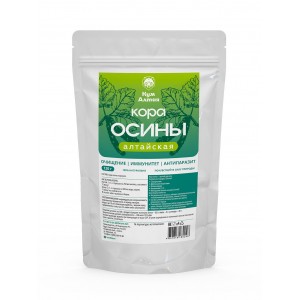 Кора осины алтайской, порошок, 2уп по 120гр., Кум Алтая