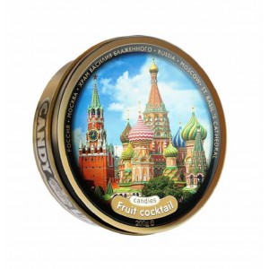 Леденцы "Москва", фруктовый коктейль 200 гр., Candy Lane