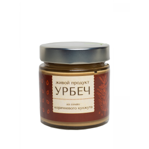 Урбеч из семян коричневого кунжута, 200 гр., Живой Продукт (новый дизайн)