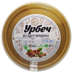 Урбеч Амбо из ядер фундука (лесной орех), 1000 грамм