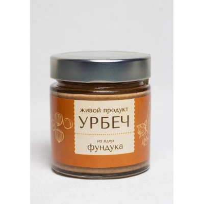 Урбеч из ядер фундука, 200гр., Живой Продукт (новый дизайн)