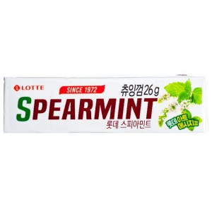 Жевательная резинка Spearmint, 5уп по 6 пластин, Lotte