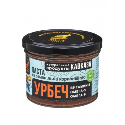 Урбеч из темного льна, 200 гр., Даг-Продукт